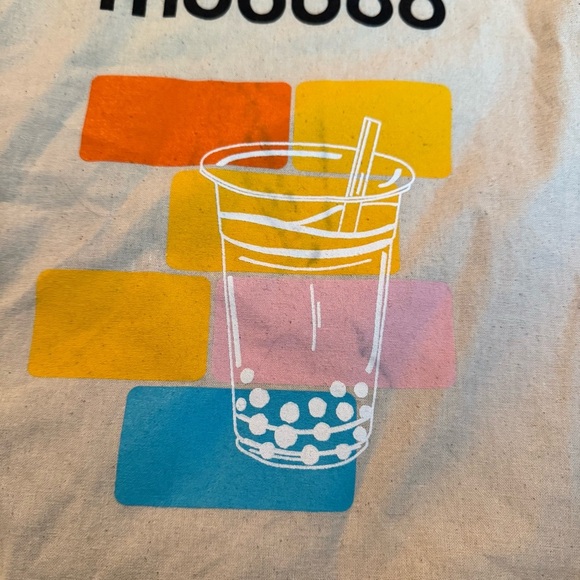 Mooboo Tote Bag with Colorful Design - Picture 2 of 4